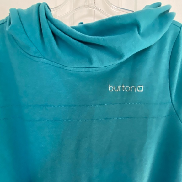 Burton Womens Short Sleeve Hooded Athleisure Hooded Sweatshirt - Sz-L - Picture 4 of 15